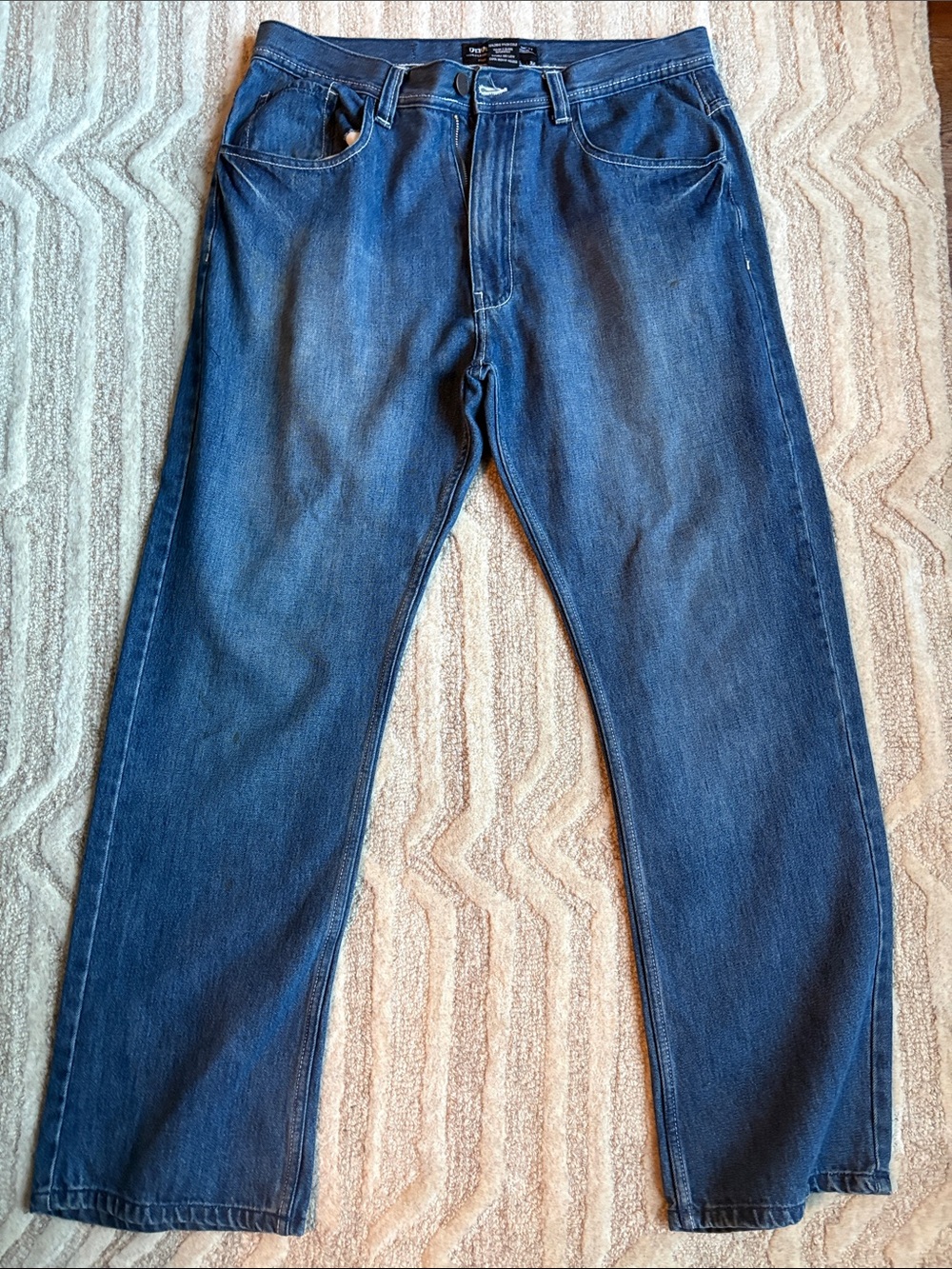 Dodeca Men's Navy Blue Straight Jeans